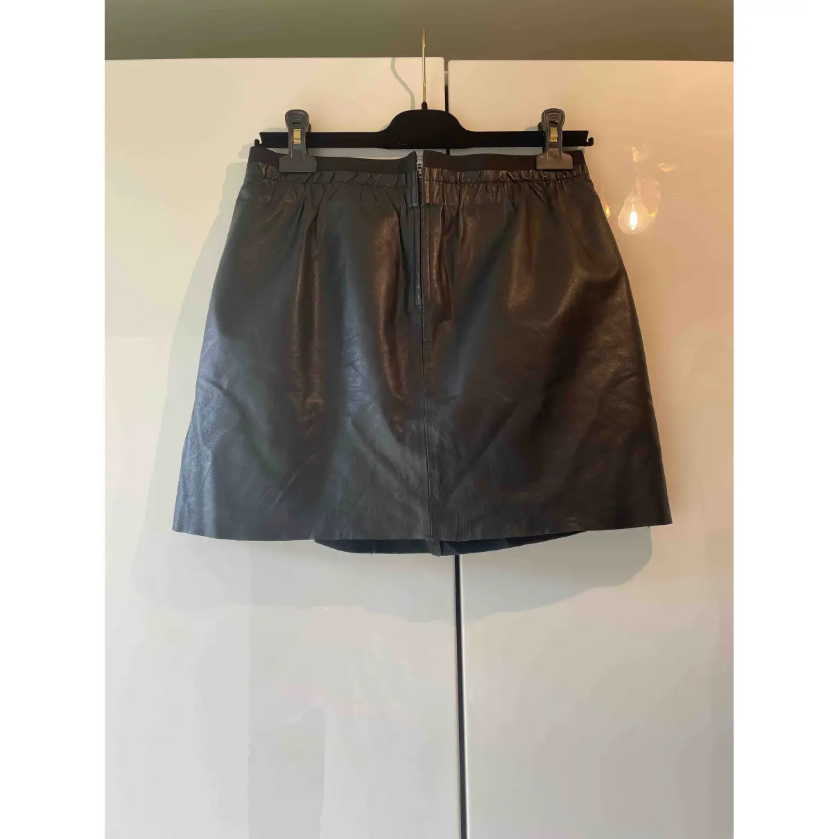 Buy MARC O'POLO Leather mini skirt online