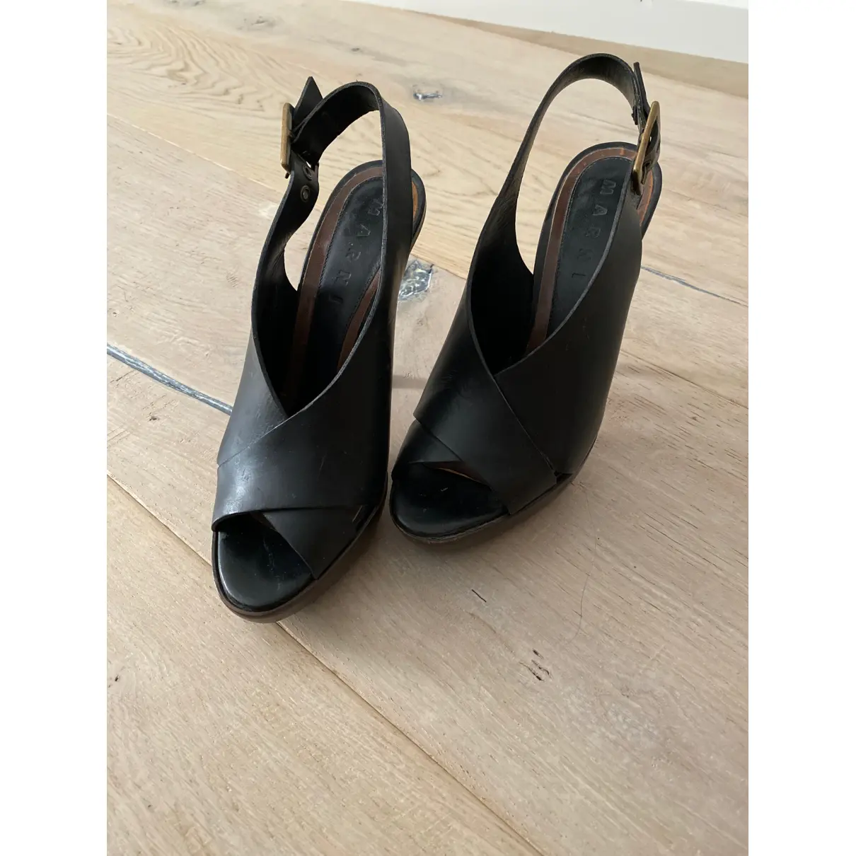 Leather sandals Marni