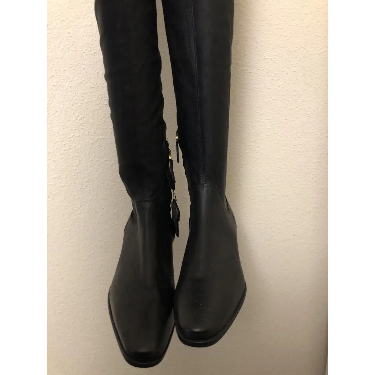 Buy Massimo Dutti Leather riding boots online