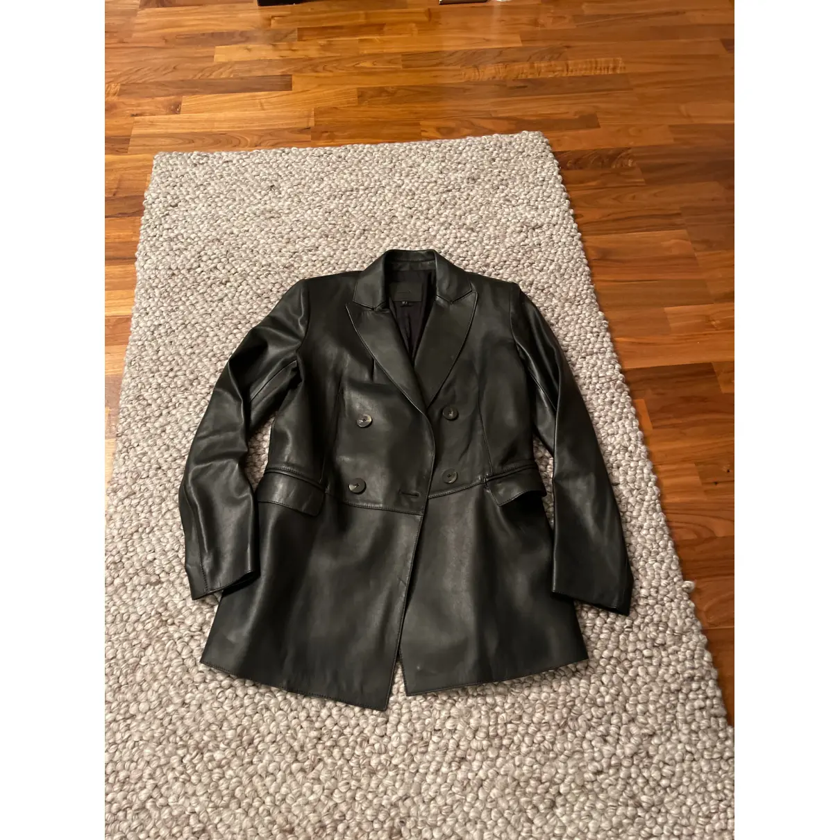 Buy Massimo Dutti Leather blazer online