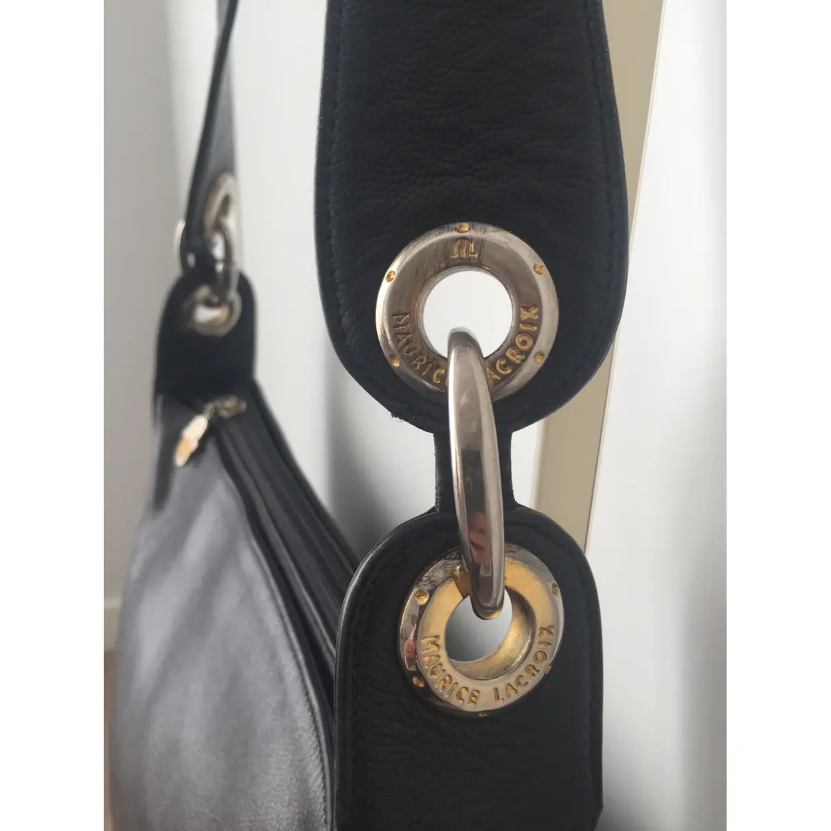 Leather handbag Maurice Lacroix - Vintage