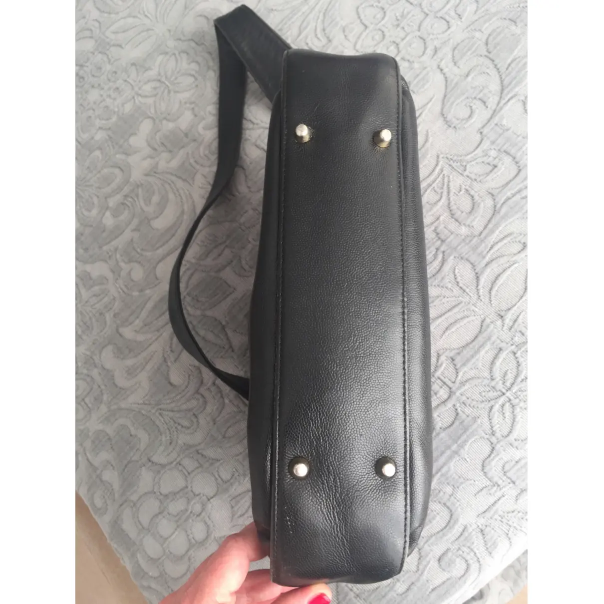 Leather handbag Maurice Lacroix - Vintage