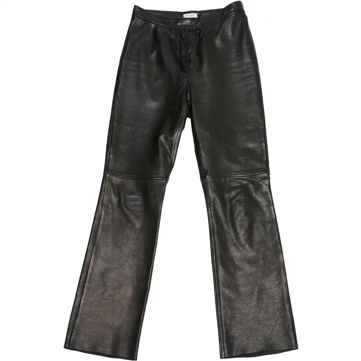 Leather straight pants Max & Co