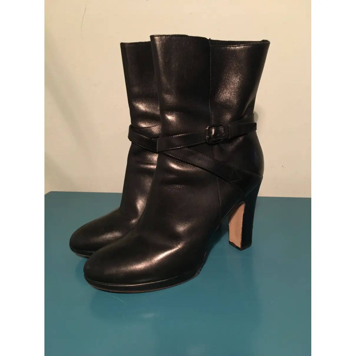 Buy Max Mara Leather ankle boots online