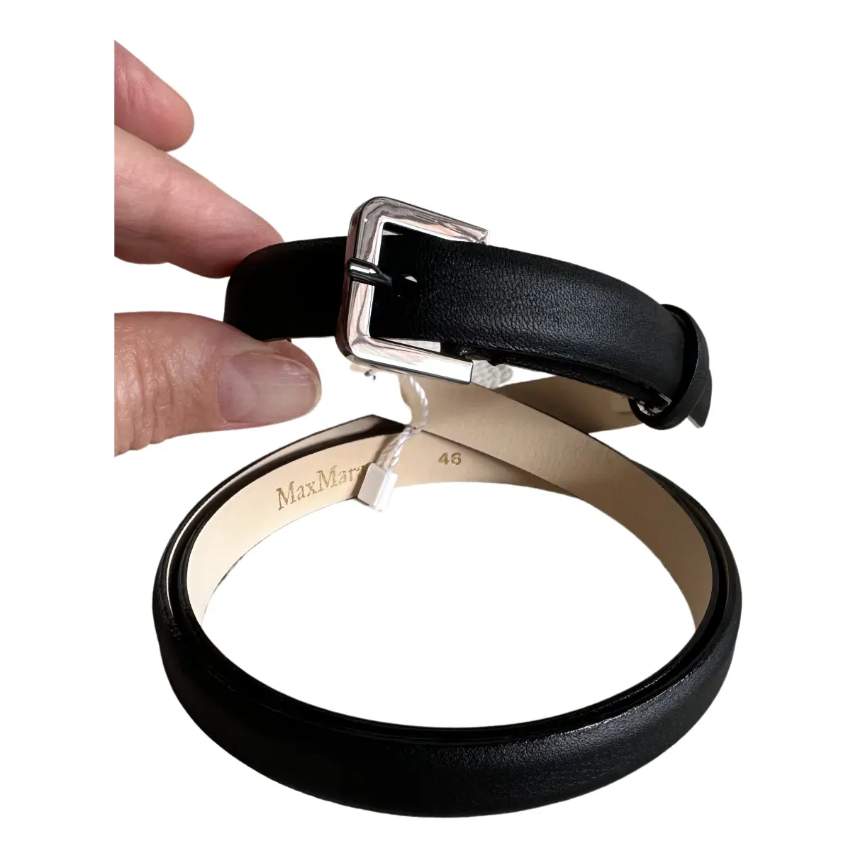 Buy Max Mara Max Mara Atelier leather belt online
