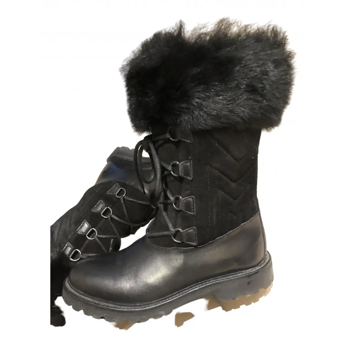 Buy Max Mara Leather snow boots online