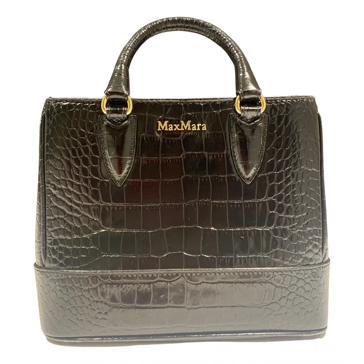 Leather handbag Max Mara