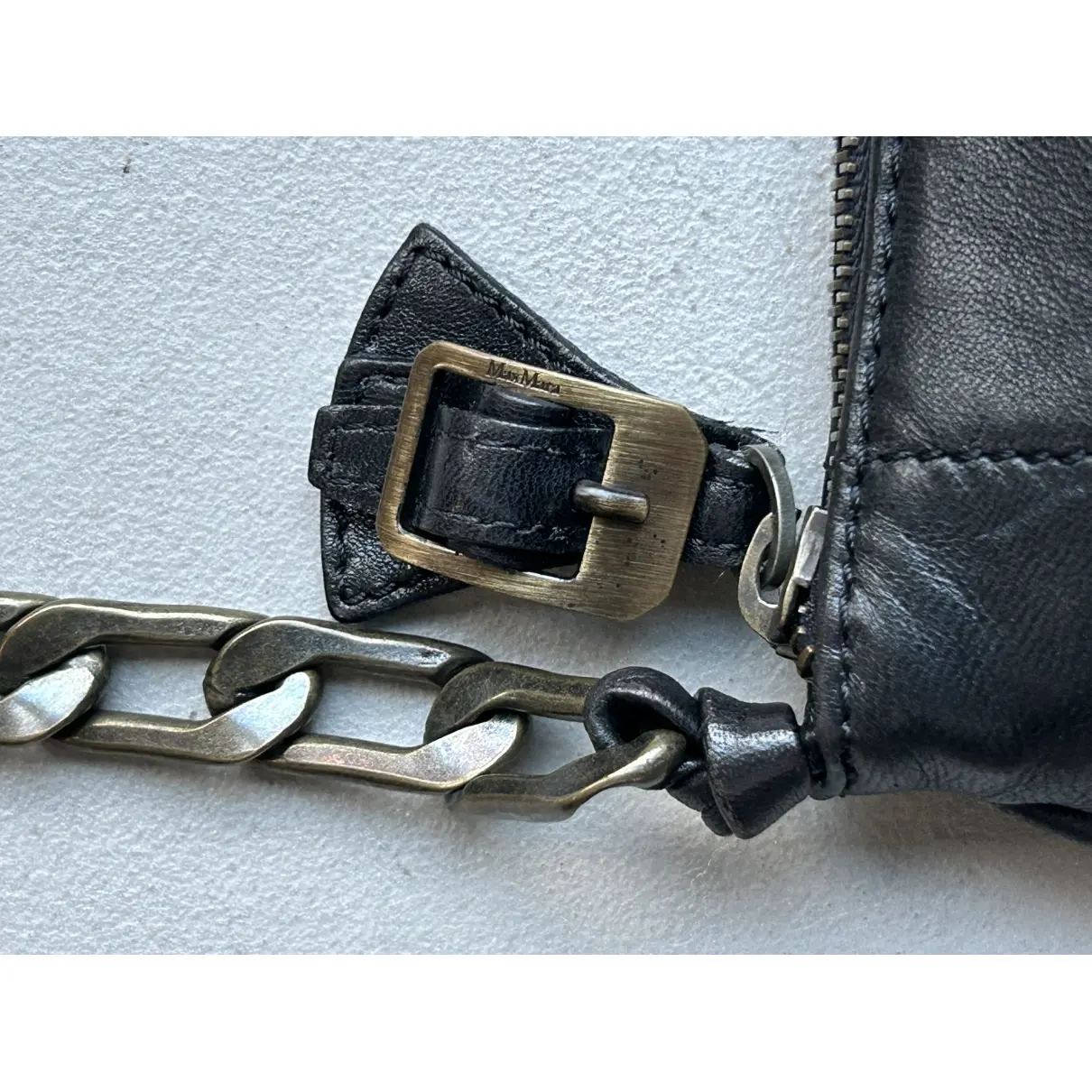 Leather mini bag Max Mara