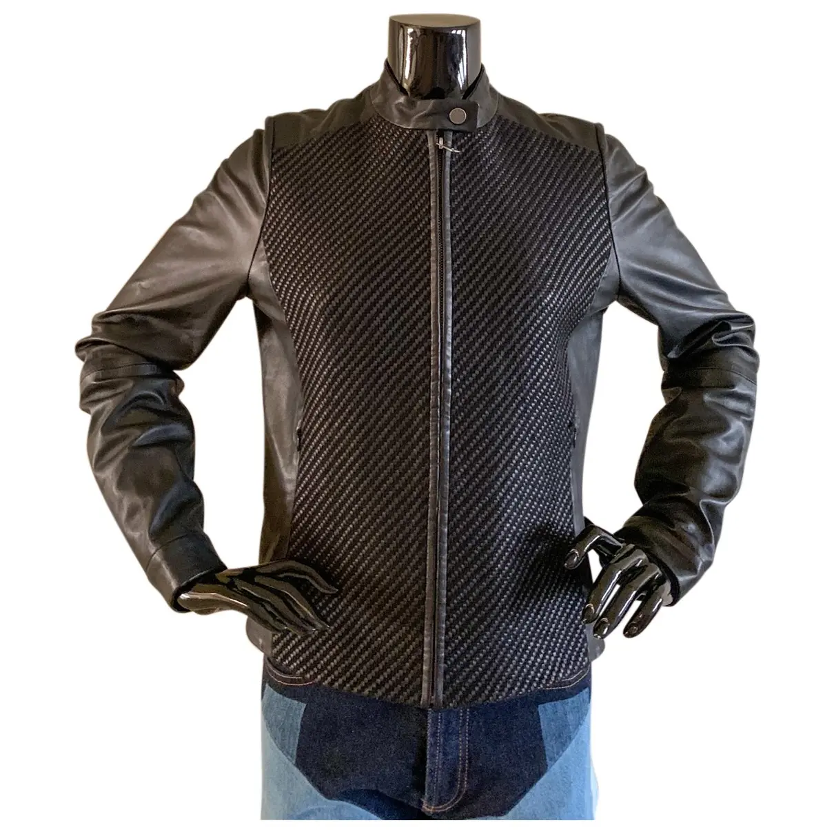 Leather jacket Max Mara Weekend
