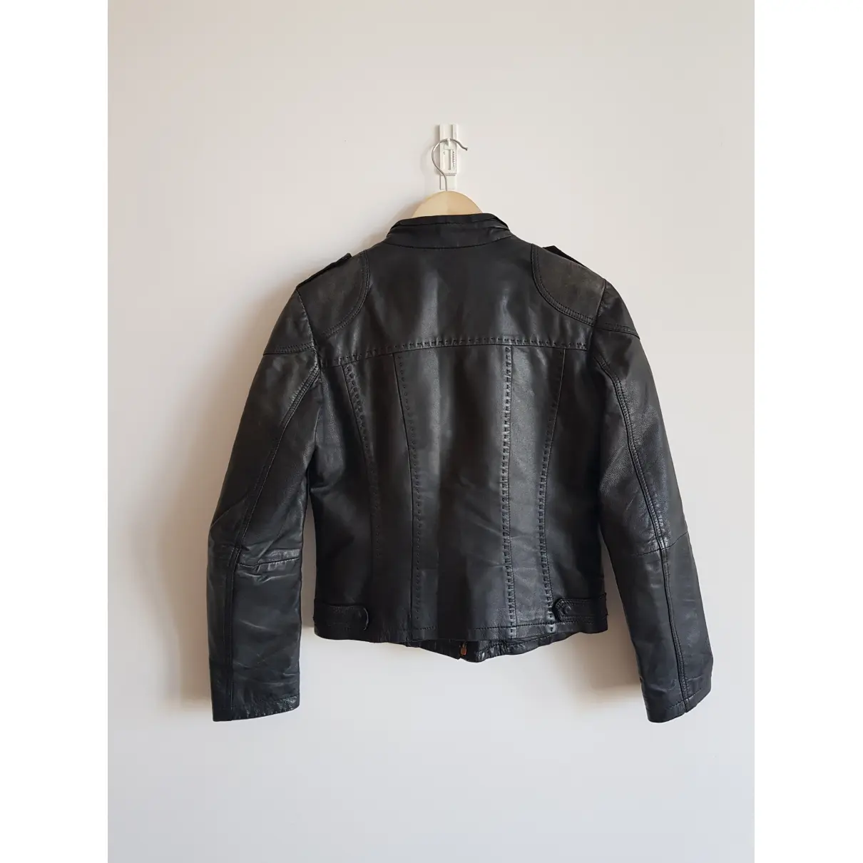 Leather jacket Max Mara Weekend