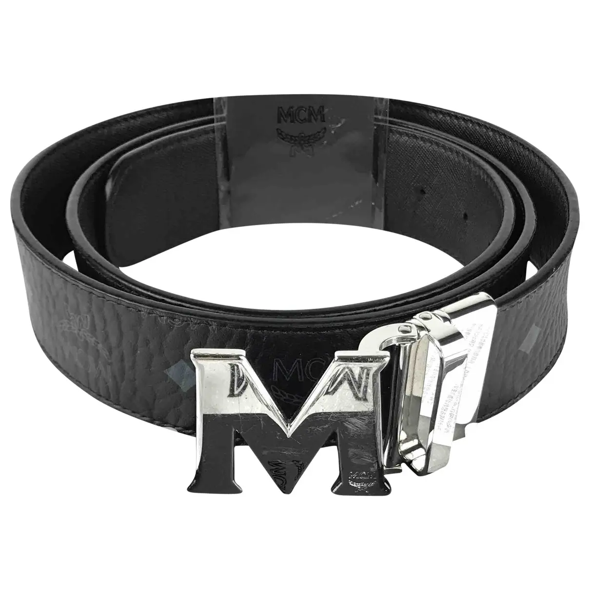 Leather belt MCM