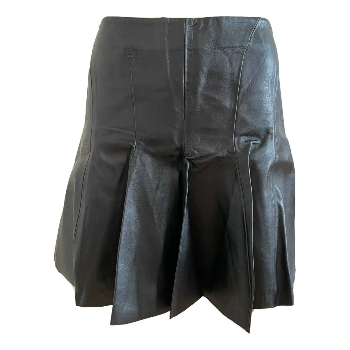Leather mini skirt Mcq