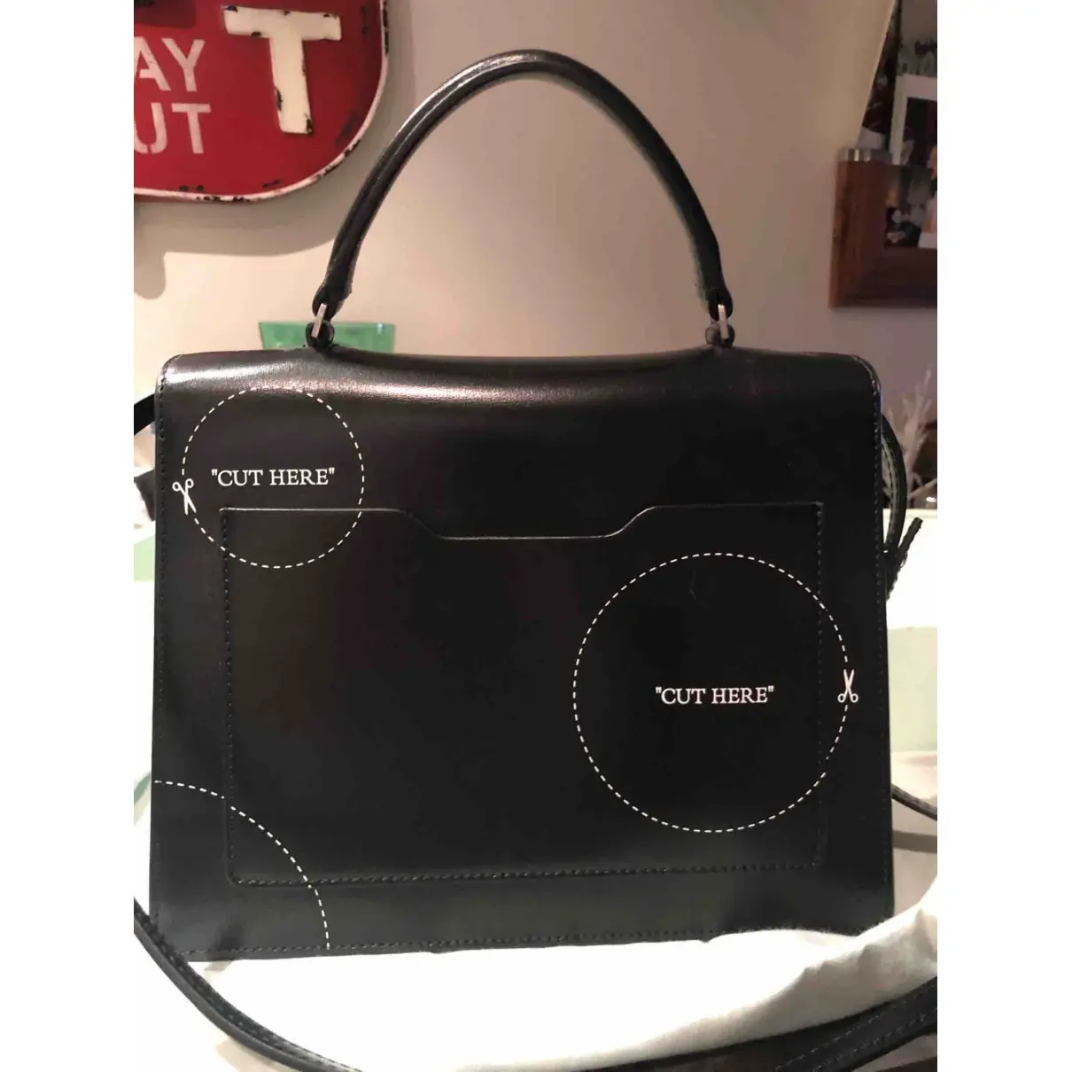 Buy Off-White Meteor 2.8 Jitney leather handbag online