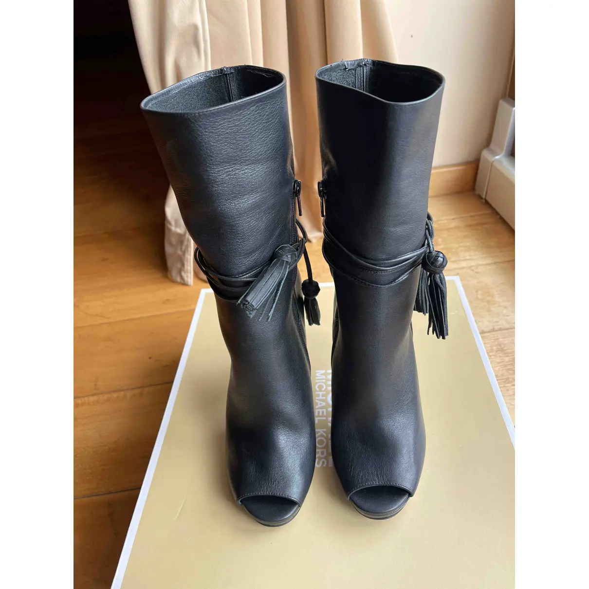 Buy Michael Kors Leather ankle boots online