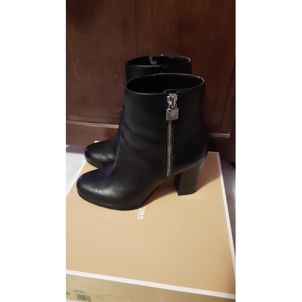Buy Michael Kors Leather ankle boots online