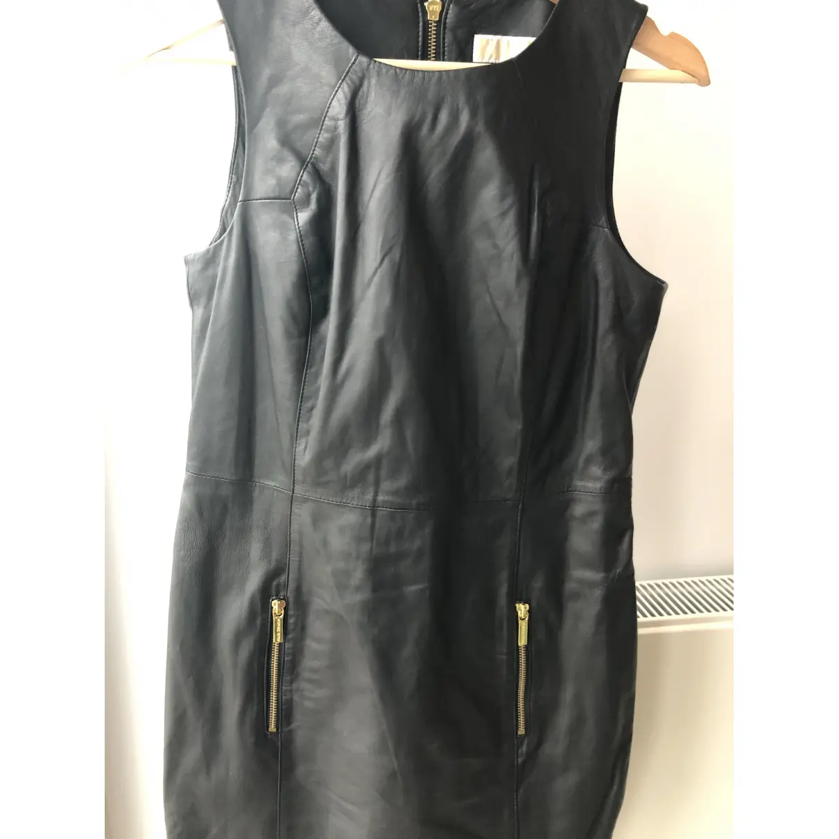 Leather dress Michael Kors