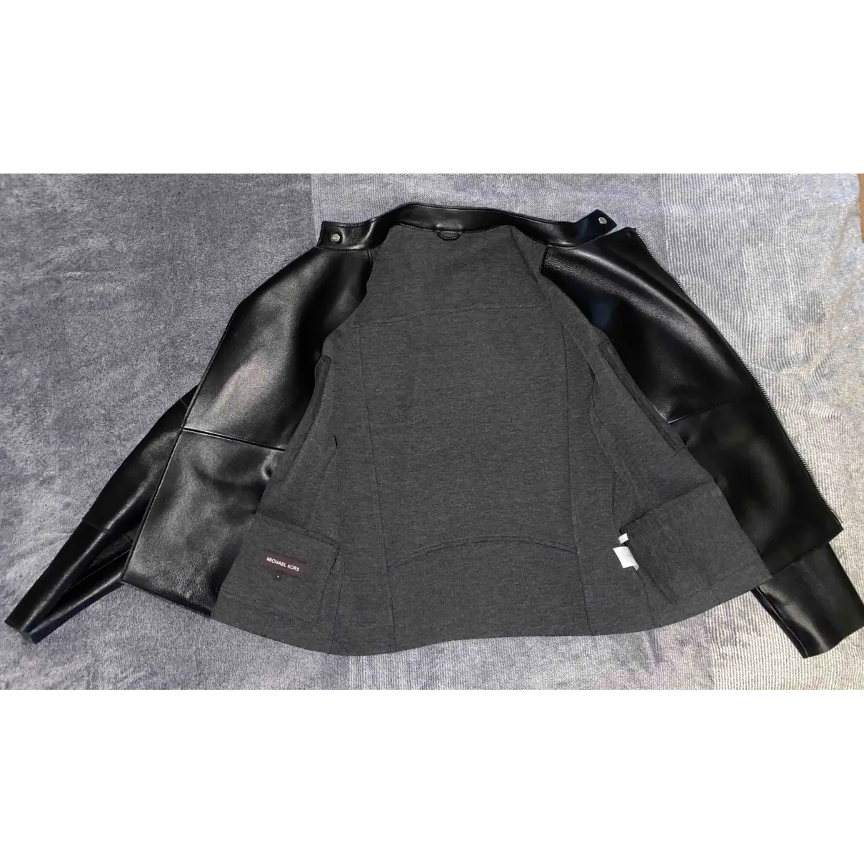 Leather jacket Michael Kors