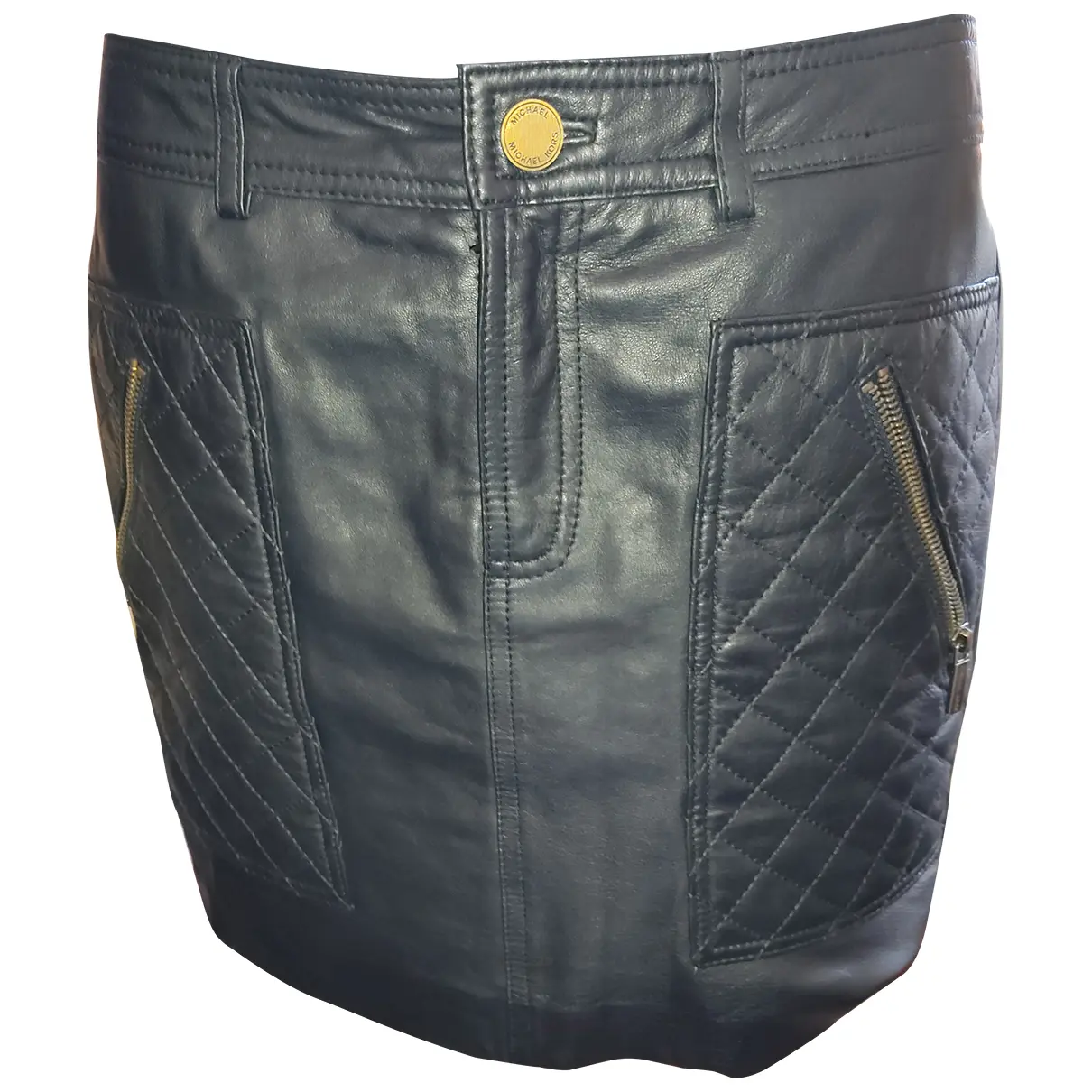 Leather mini skirt Michael Kors