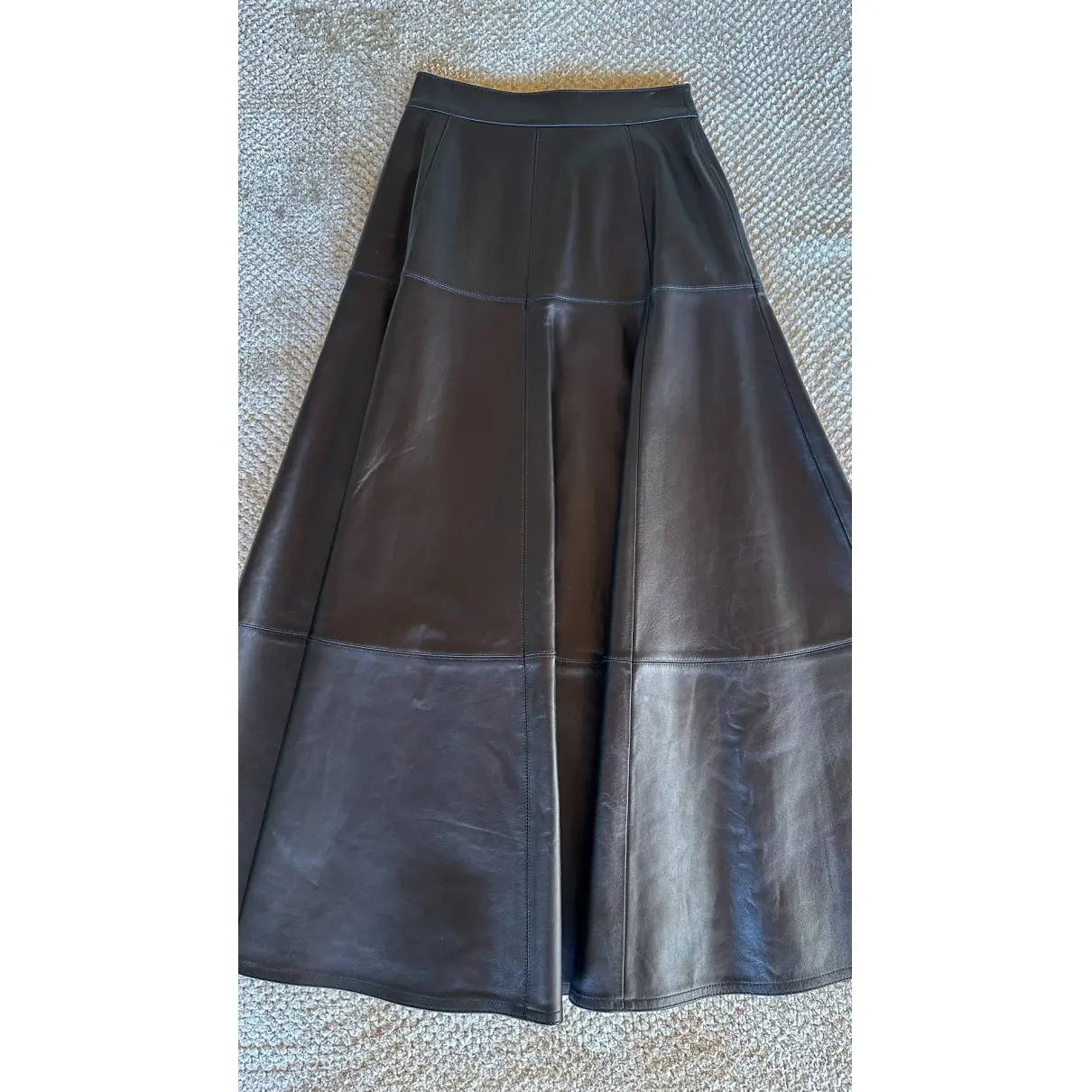 Leather maxi skirt Michael Kors