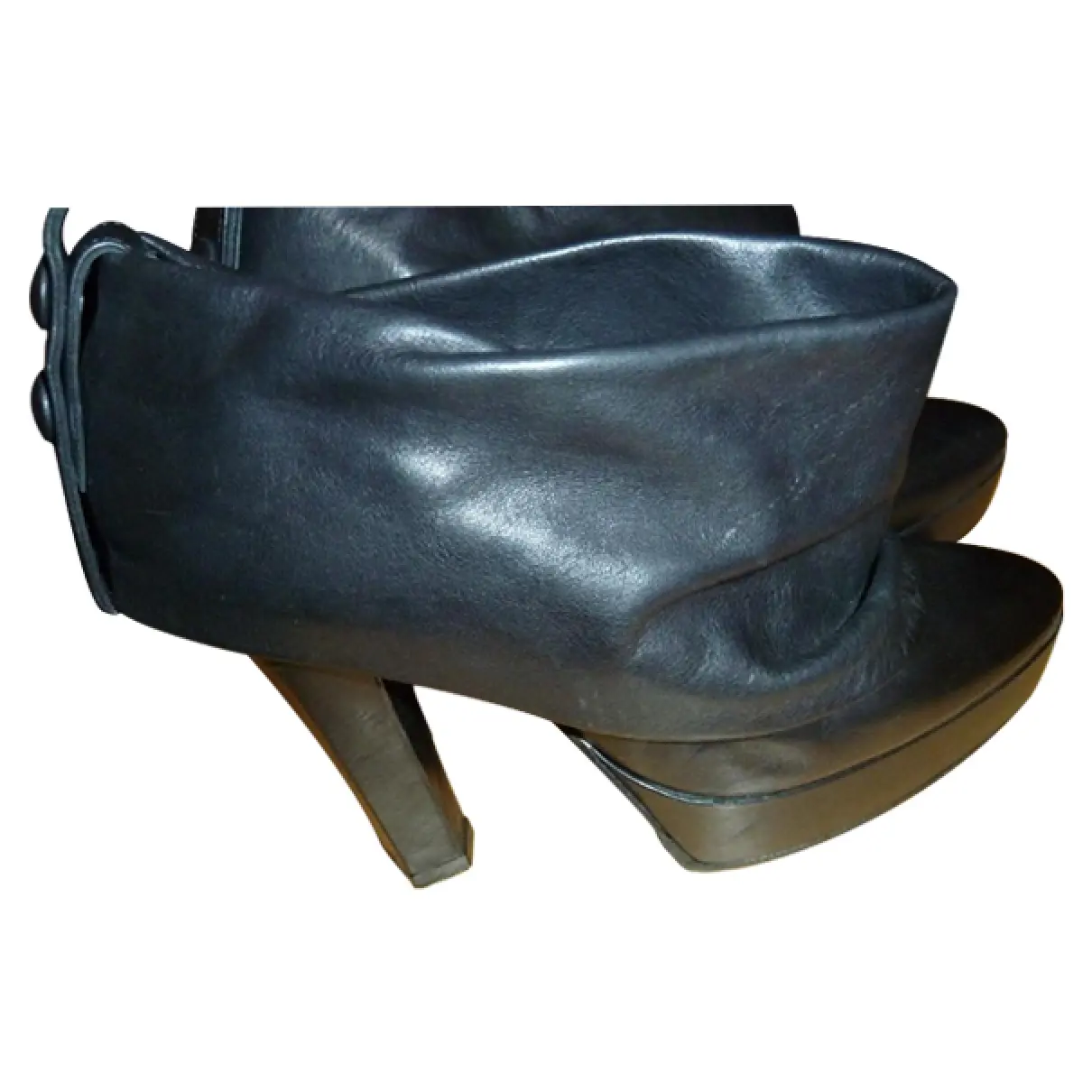 Michel Perry Leather ankle boots for sale