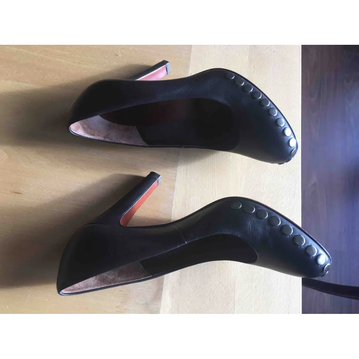 Michel Vivien Leather heels for sale