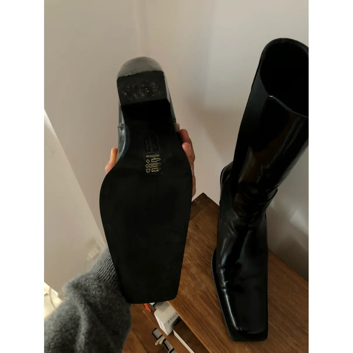 Leather boots Miista
