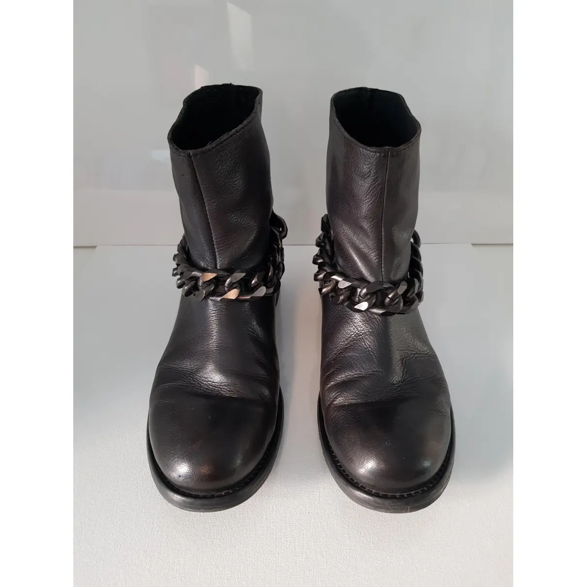 Buy MINELLI Leather buckled boots online