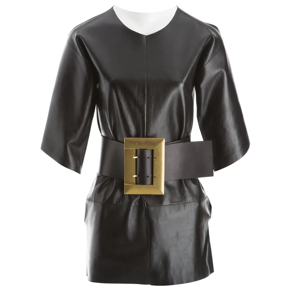 Leather mini dress Celine