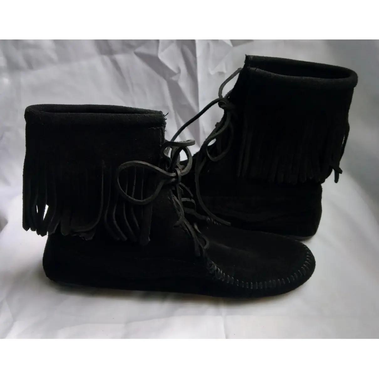 Buy Minnetonka Leather ankle boots online