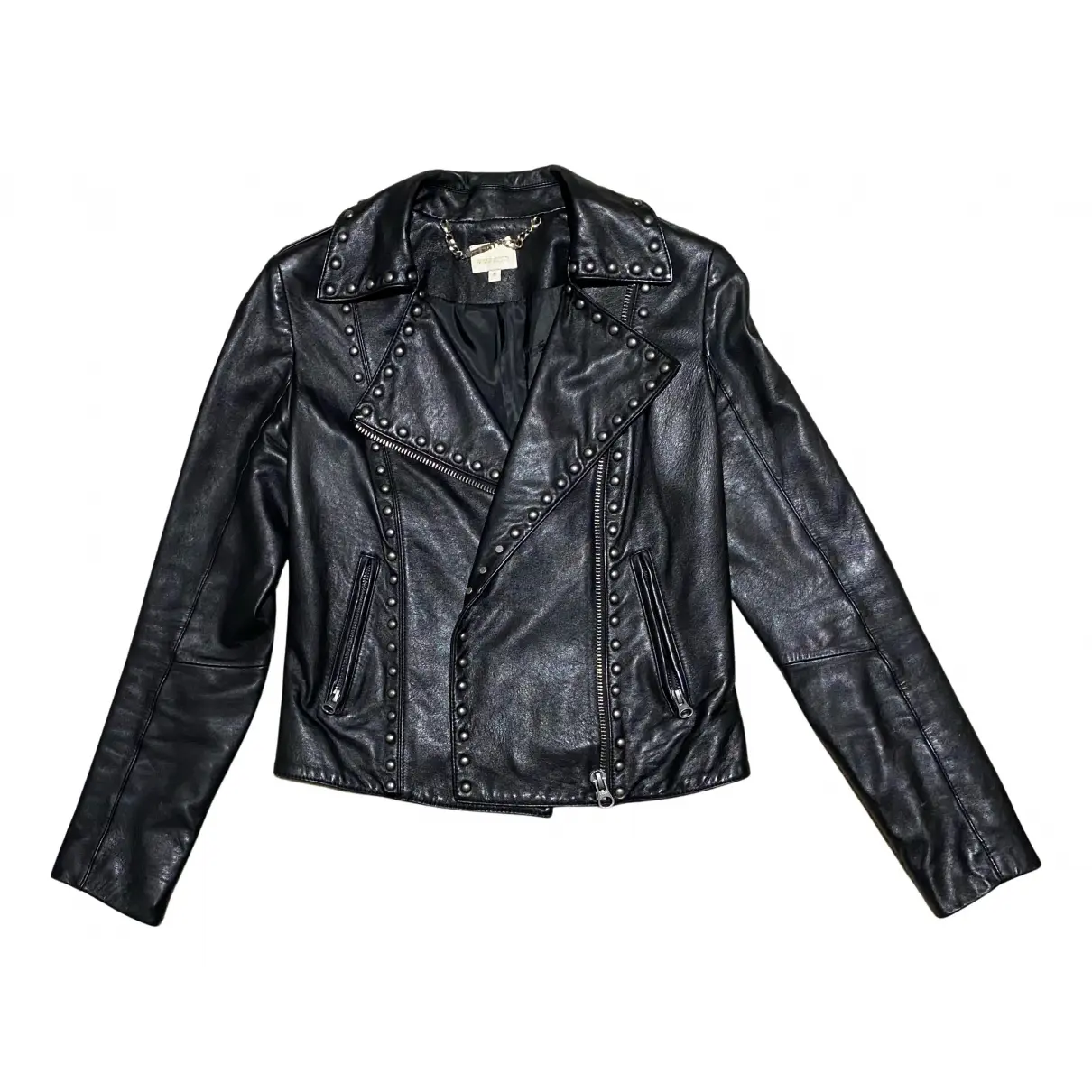 Leather biker jacket MISS SIXTY