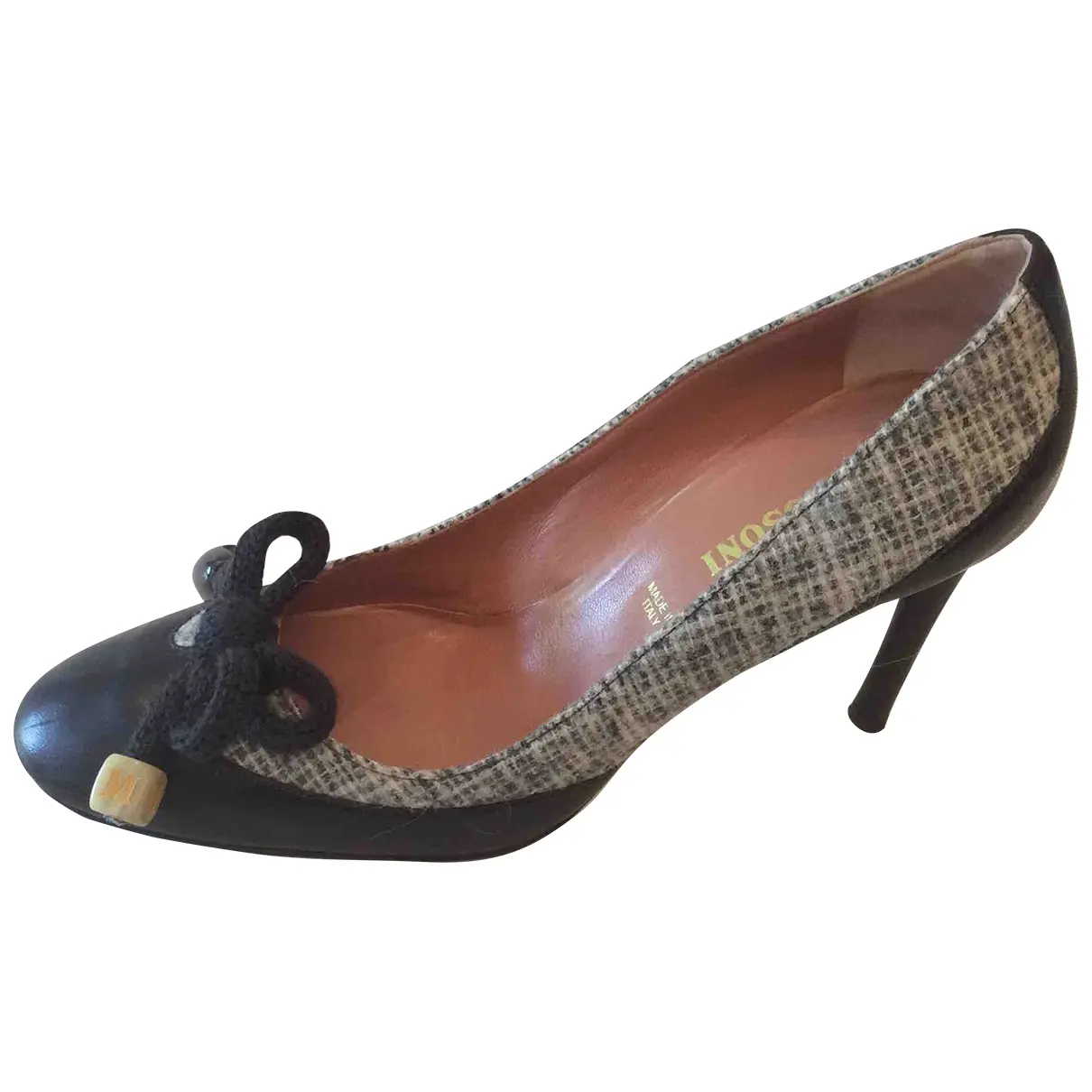 Leather heels Missoni
