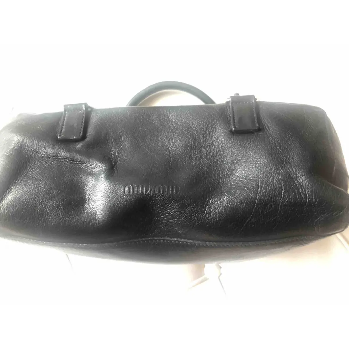 Leather mini bag Miu Miu - Vintage