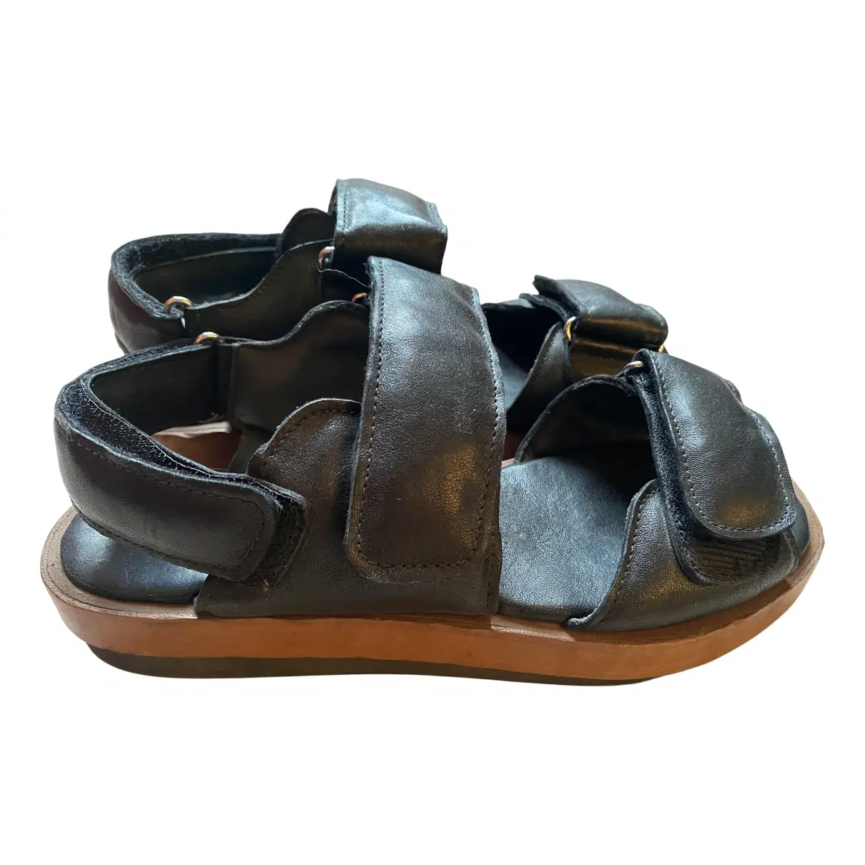 Leather sandals Moma