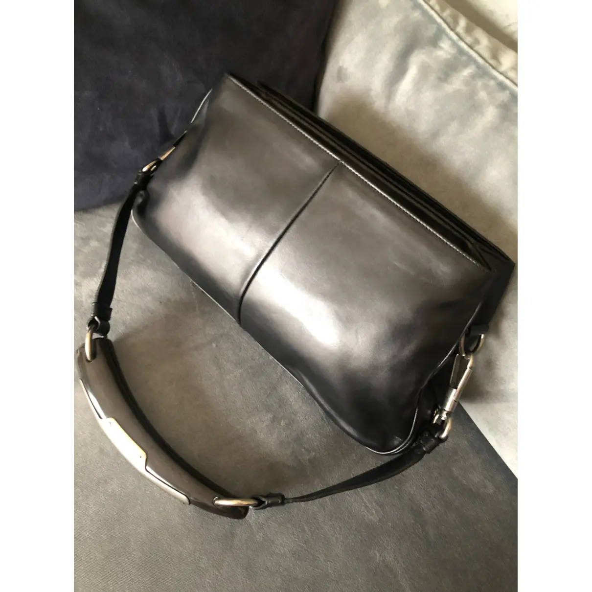 Mombasa leather handbag Yves Saint Laurent