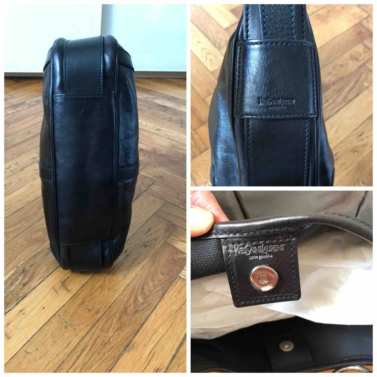 Buy Yves Saint Laurent Mombasa leather handbag online