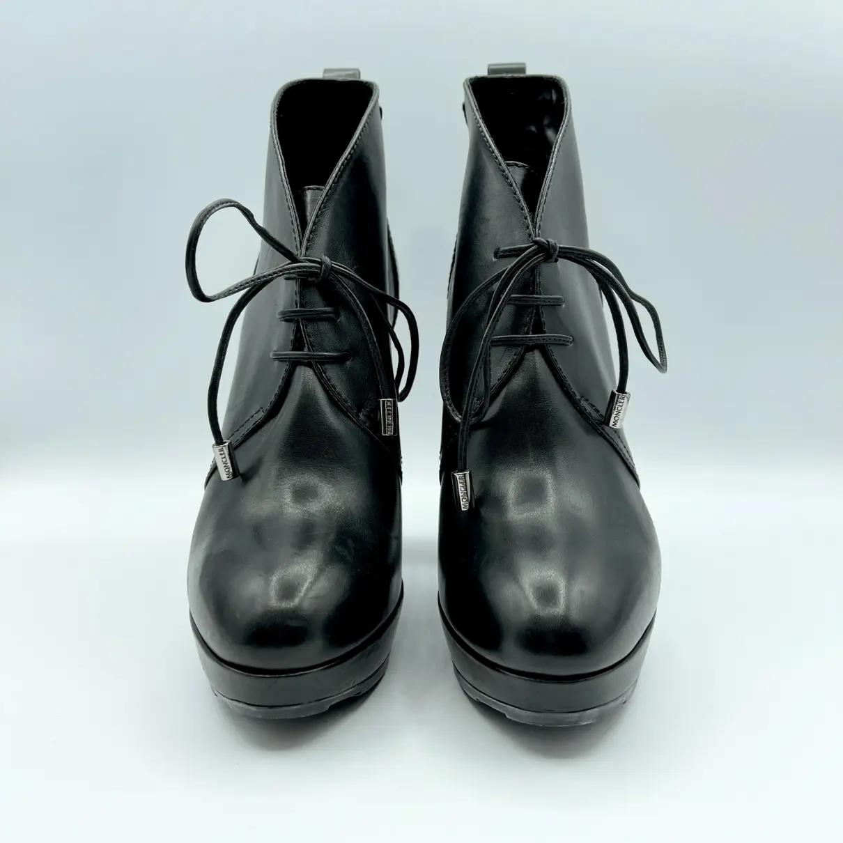 Leather ankle boots Moncler