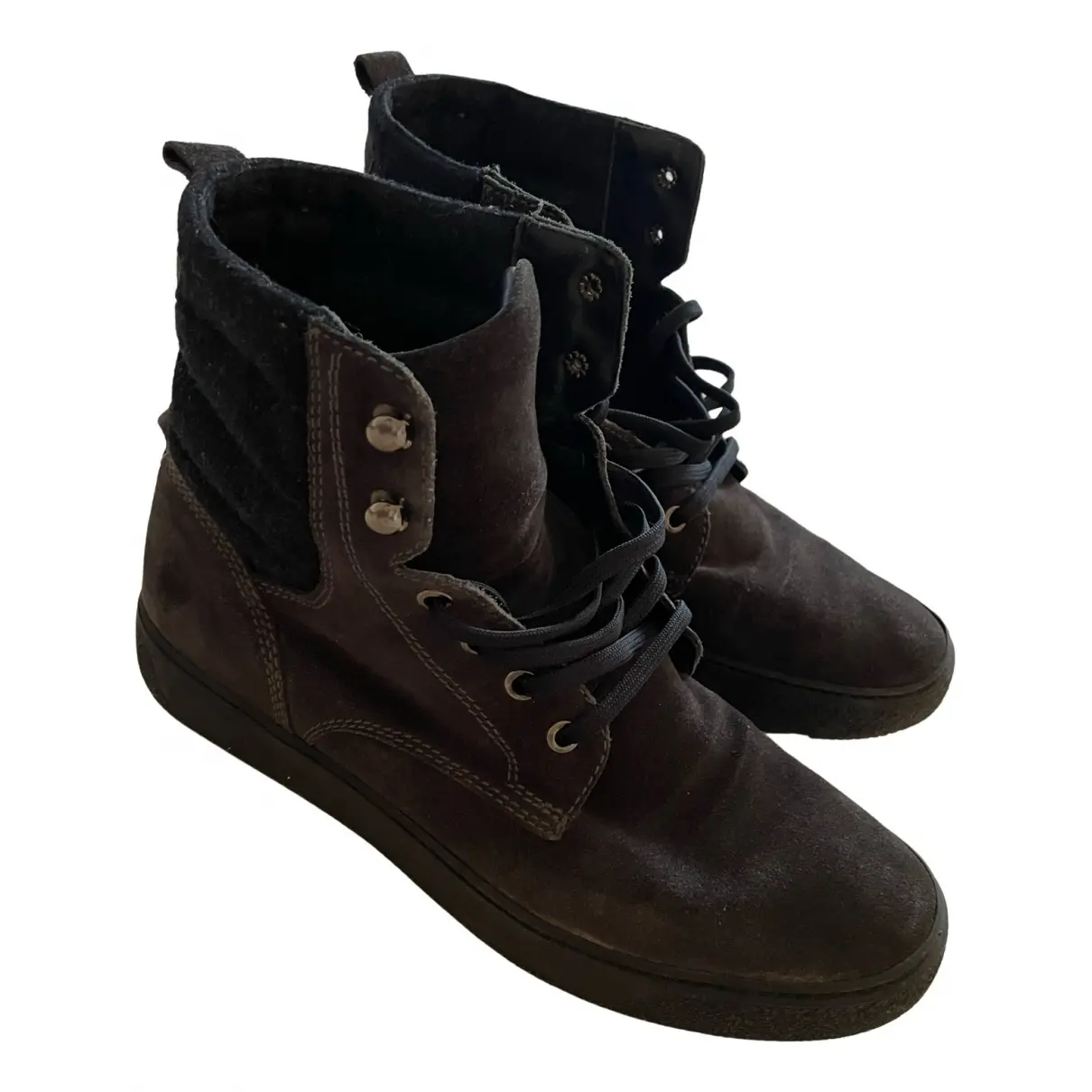Leather boots Moncler