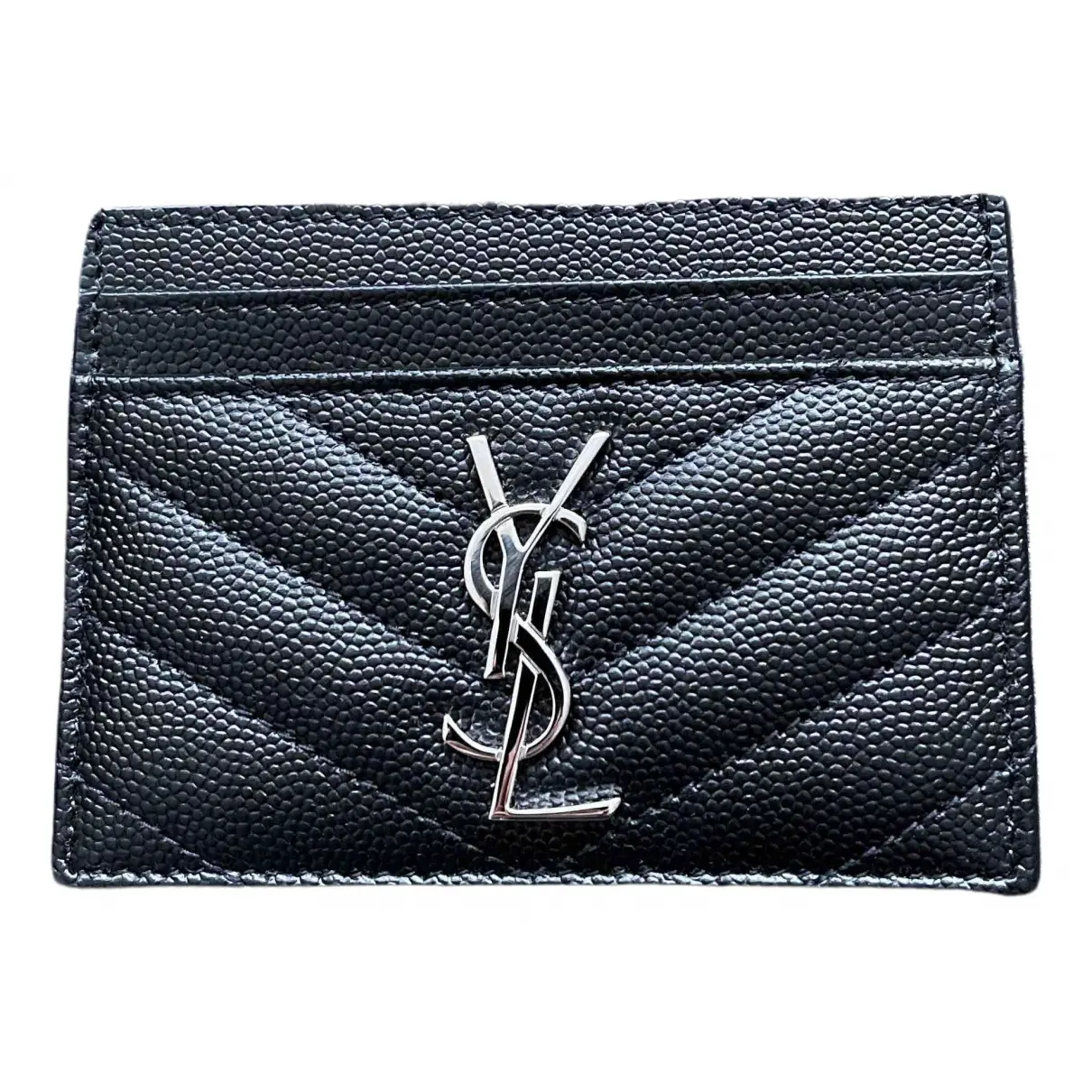 Monogramme leather card wallet Saint Laurent