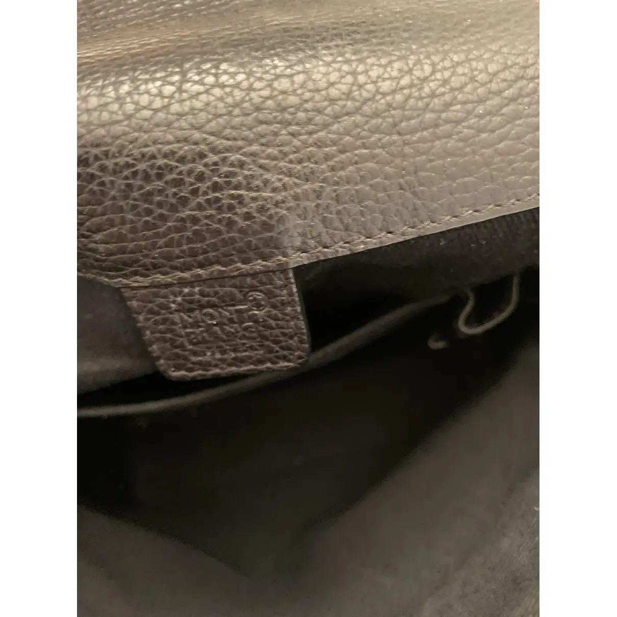 Leather bag Montblanc