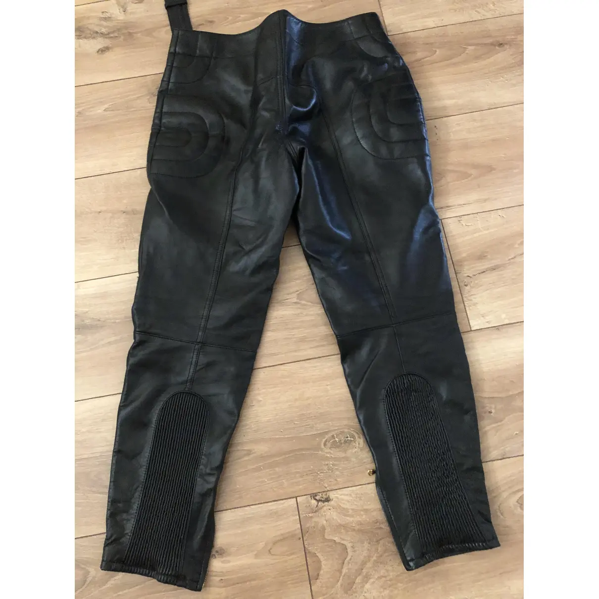 Buy Moschino for H&M Leather trousers online