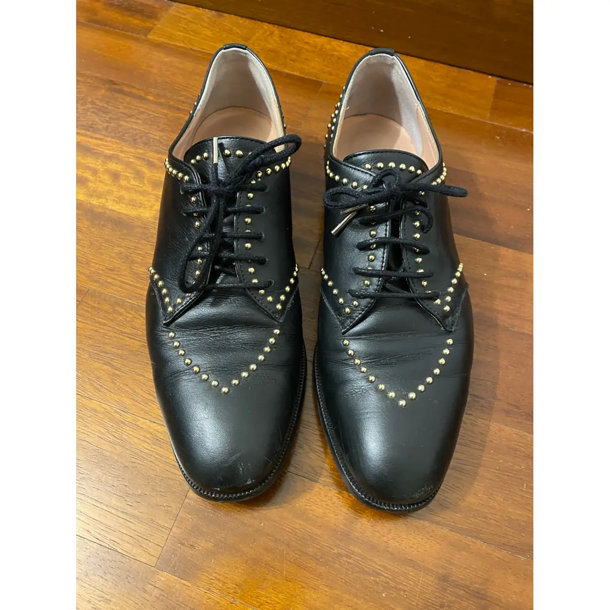 Buy Moschino Leather lace ups online