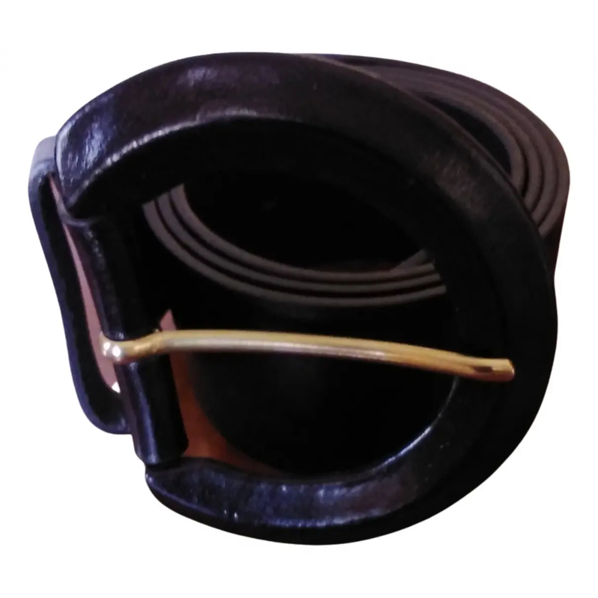 Leather belt Moschino Love