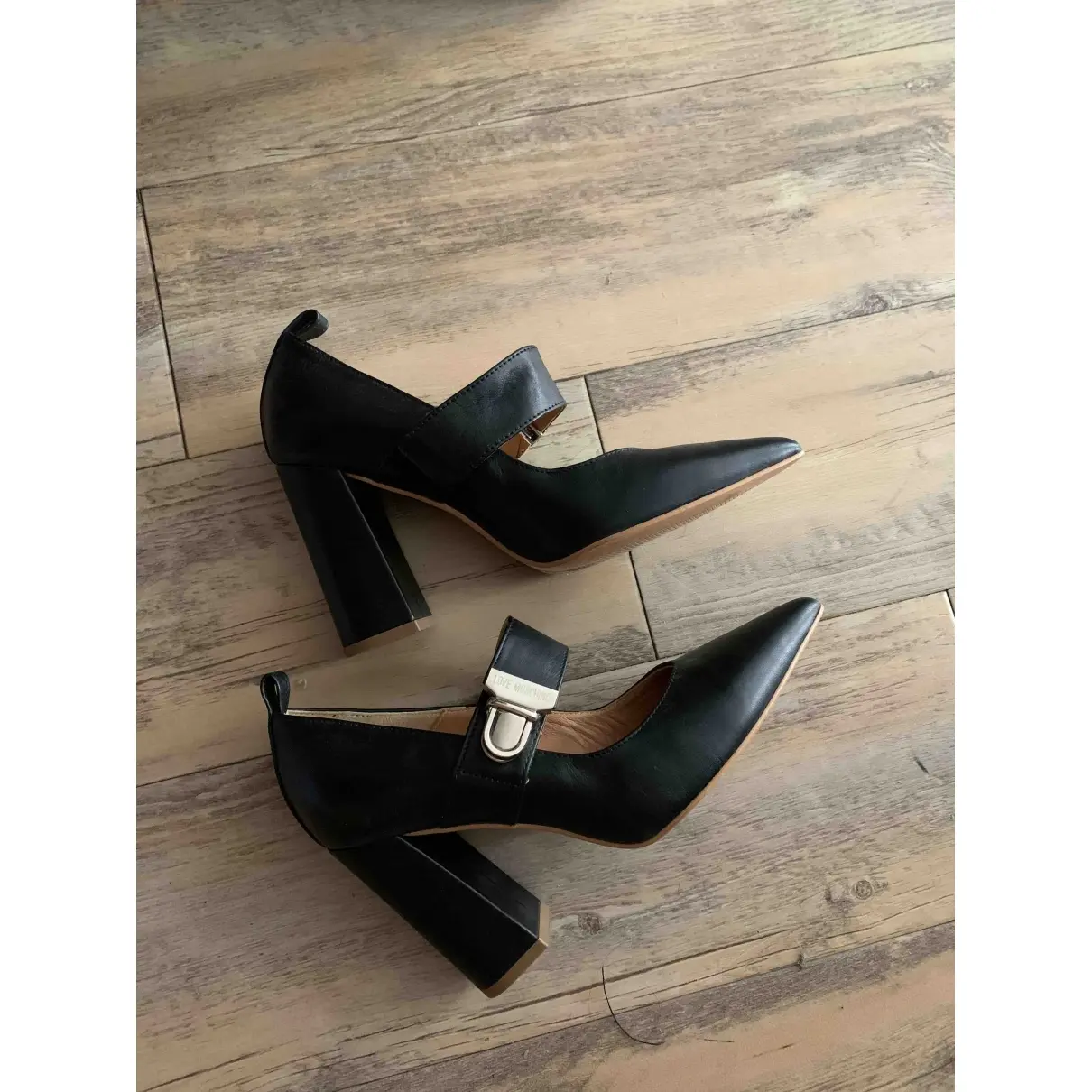 Buy Moschino Love Leather heels online