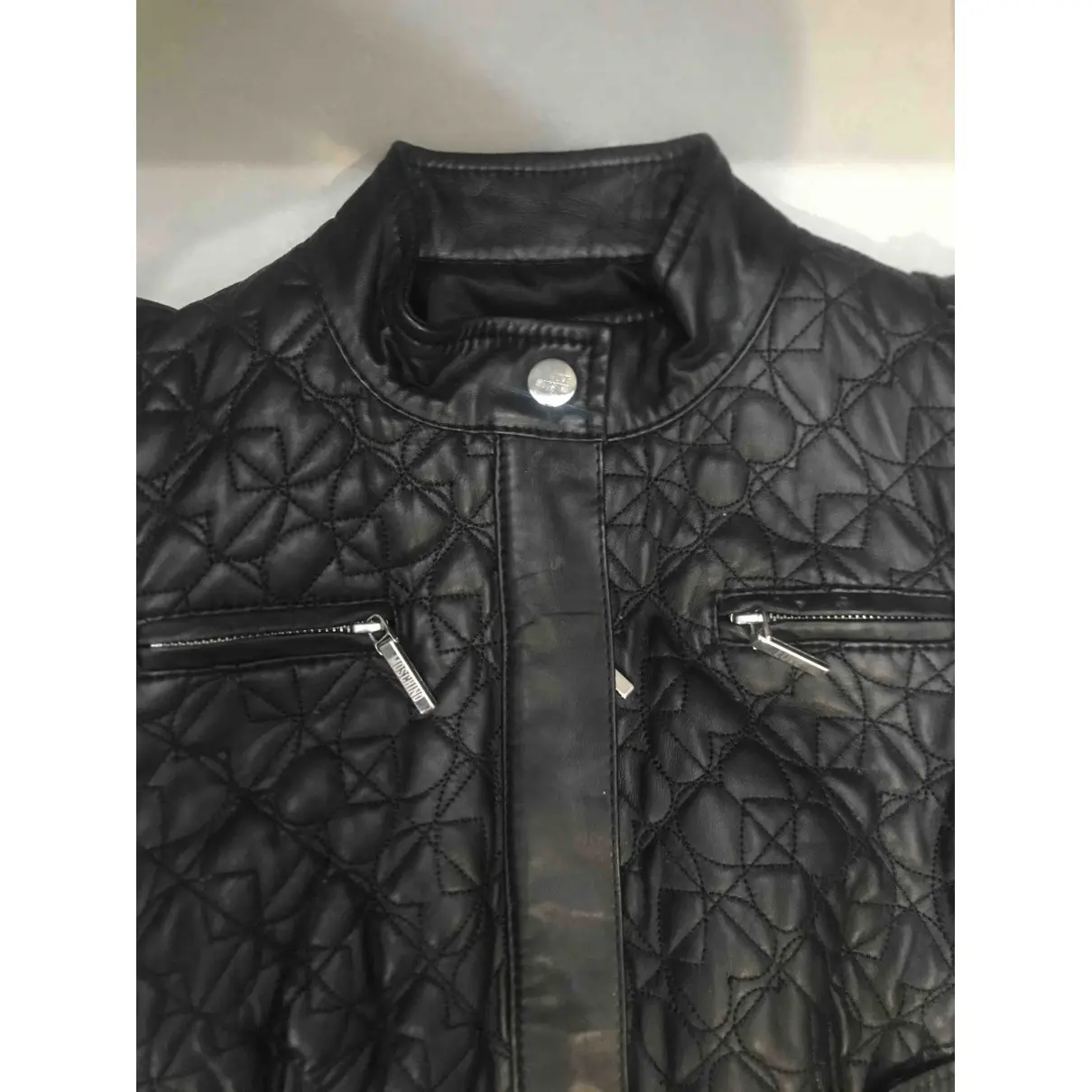 Buy Moschino Love Leather jacket online