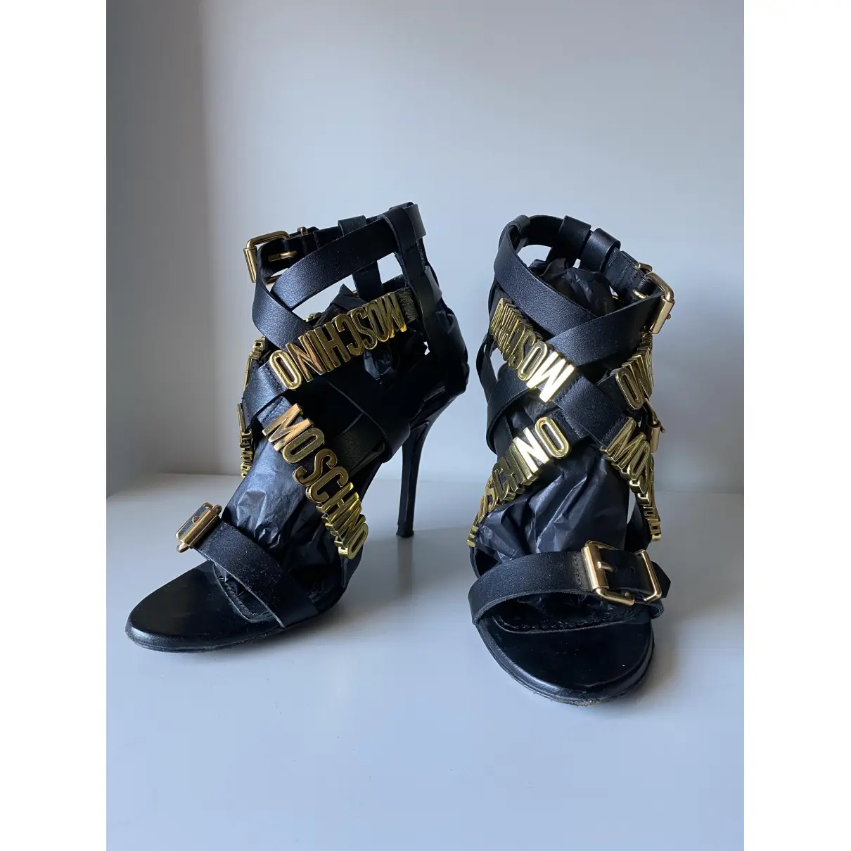 Buy Moschino Leather sandal online