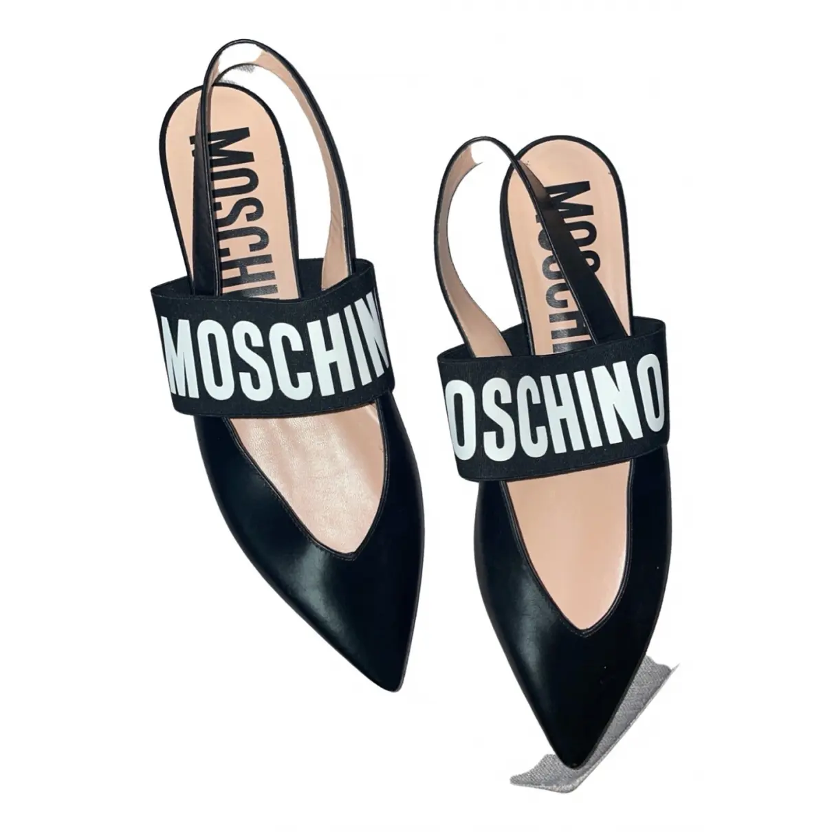Leather sandals Moschino