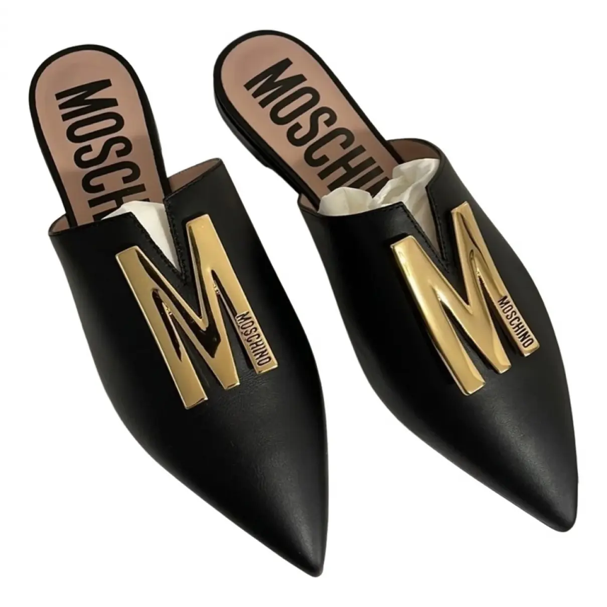 Leather sandals Moschino