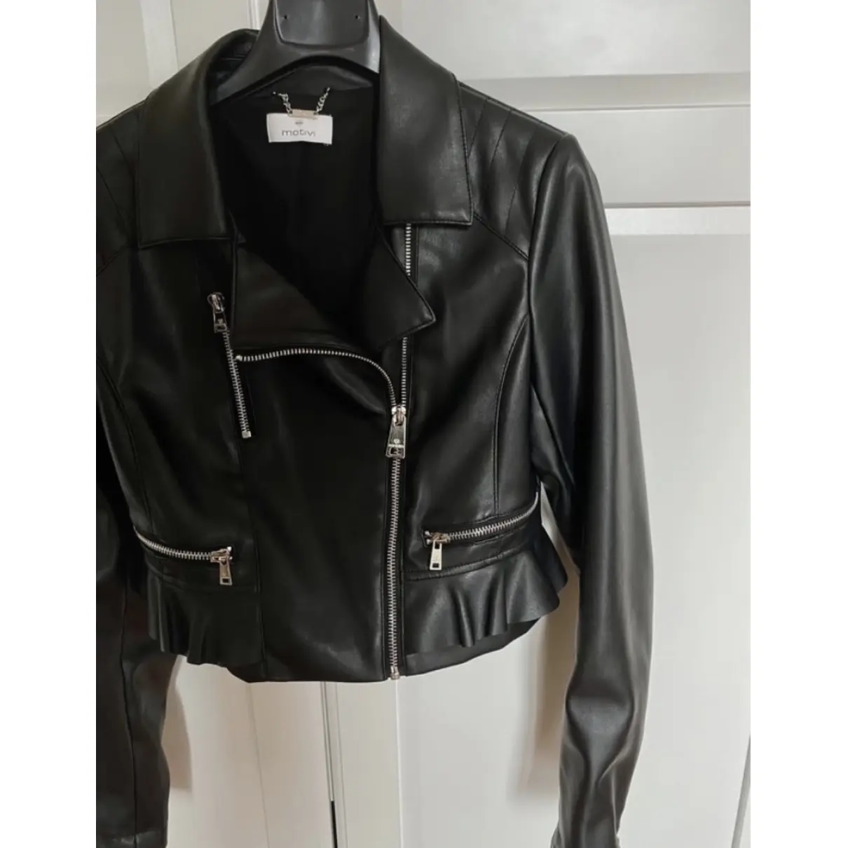 Leather jacket MOTIVI