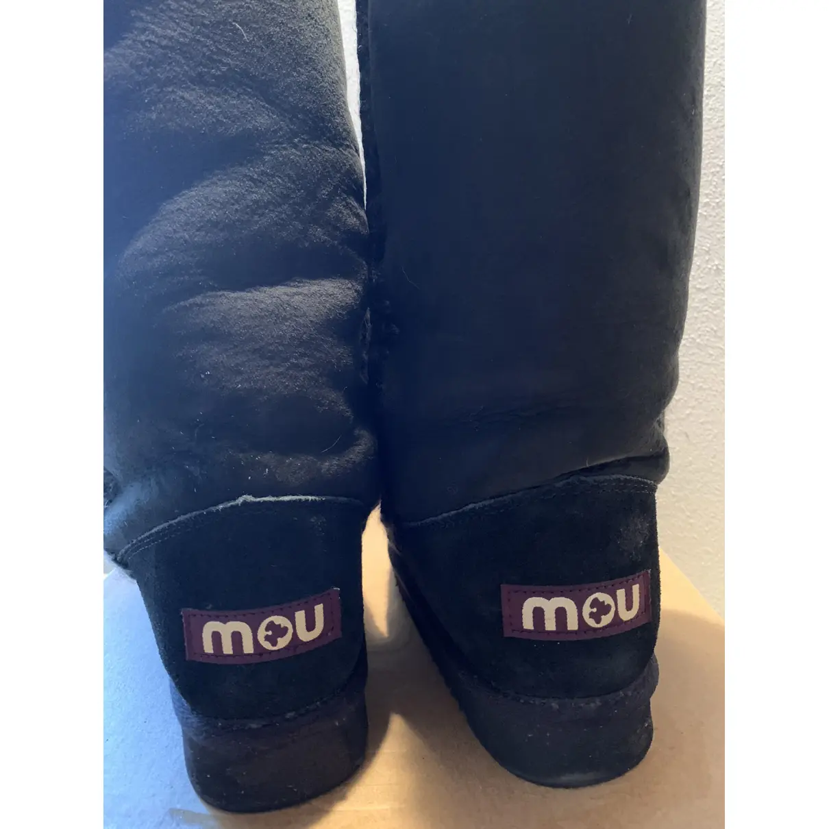 Leather boots Mou