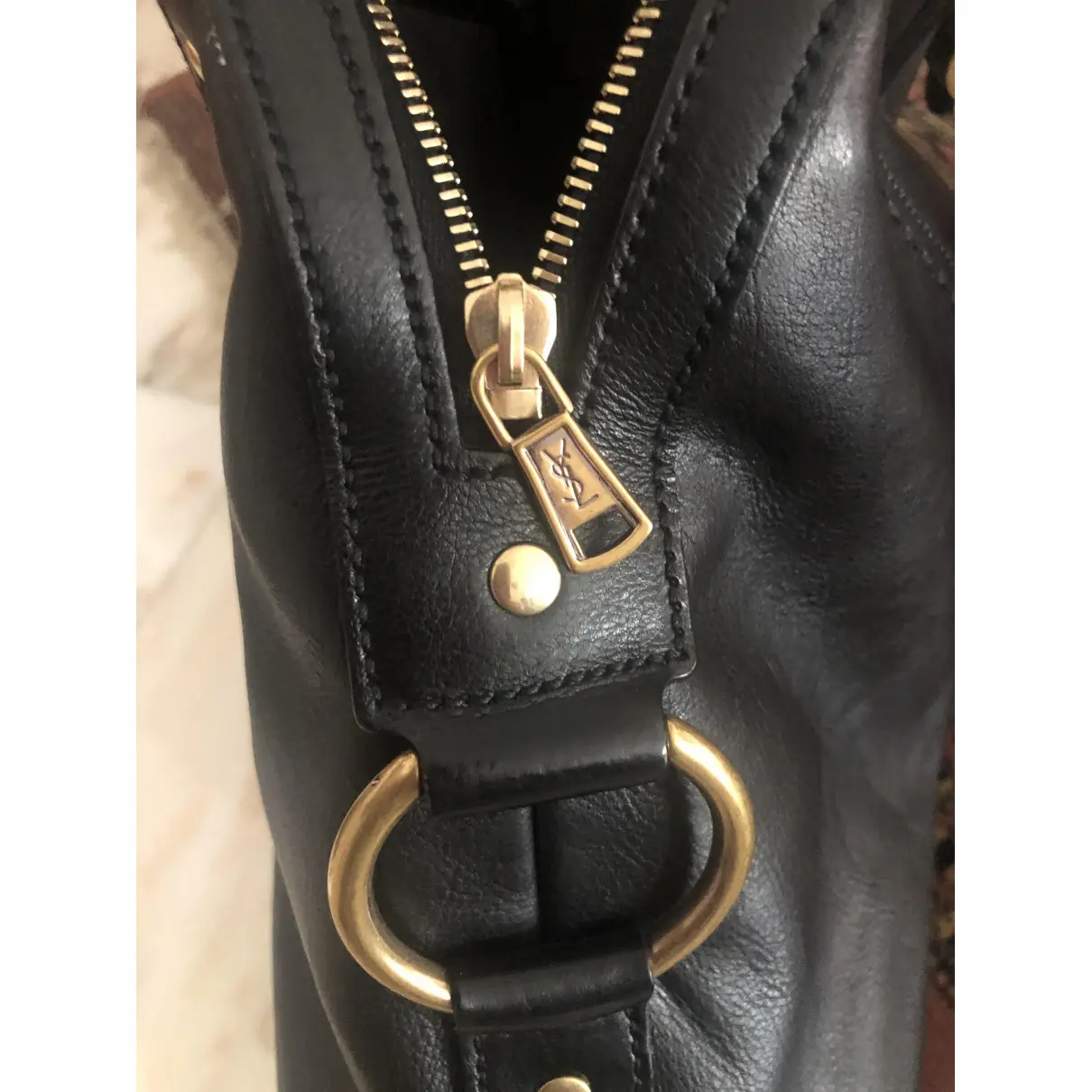 Muse leather handbag Yves Saint Laurent - Vintage